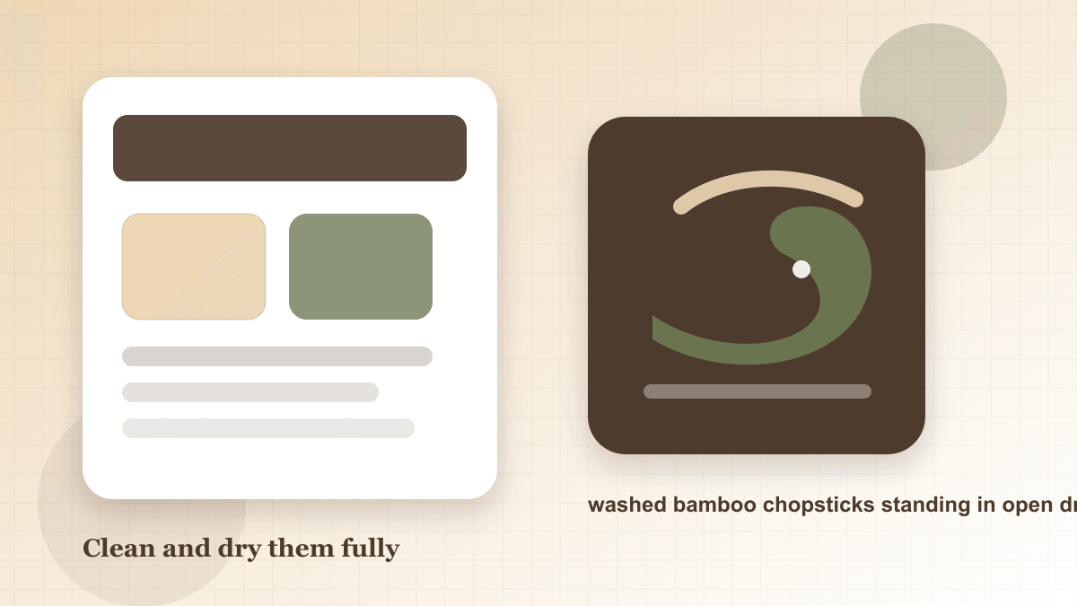 bamboo chopsticks guide drying holder after washing