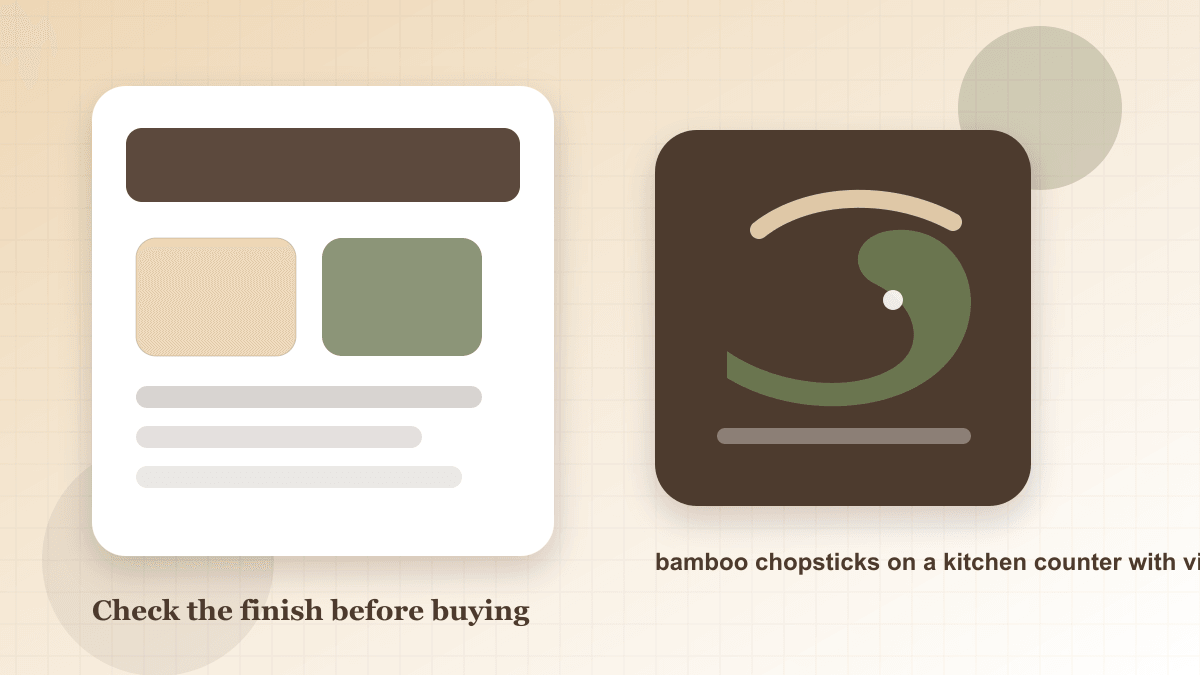 bamboo chopsticks guide finish and tip check