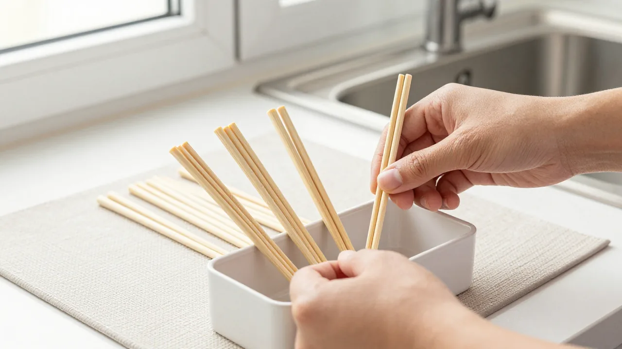 how to dry chopsticks after washing open holder airflow