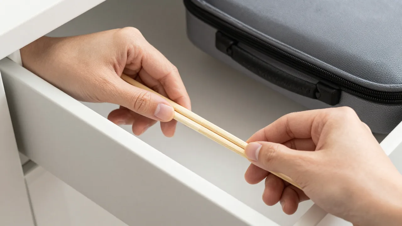 how to dry chopsticks after washing storage check