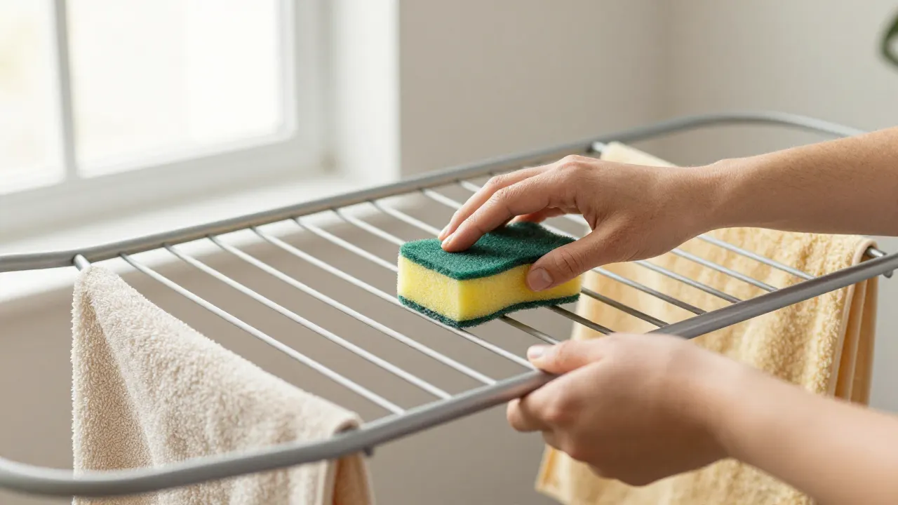 how often replace wooden chopsticks scene with drying rack, soft sponge, clean towel